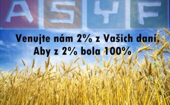 Darujte nám 2% z Vašej zaplatenej dane