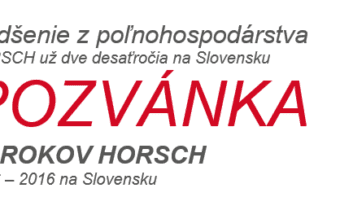 Pozvánka od spoločnosti Hriadeľ