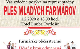 Pozvánka na Ples mladých farmárov 2020