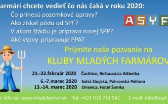 Kluby mladých farmárov 2020